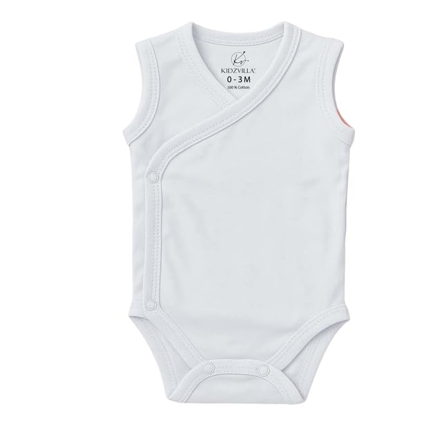 Baby Wrap Bodysuit Sleeveless 96010