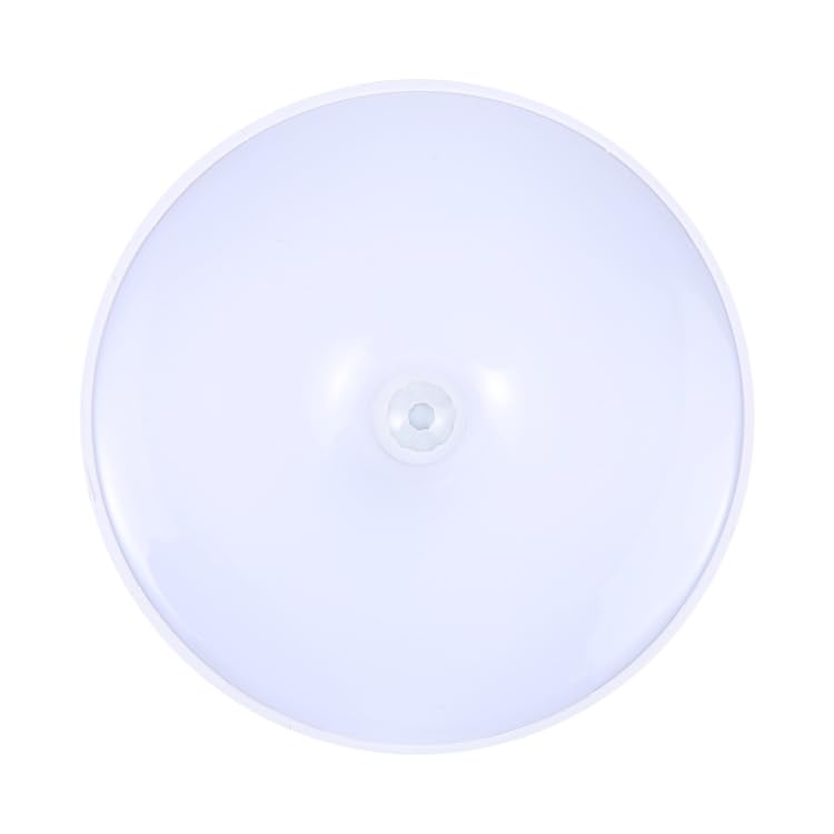 Mirsa 18W LED Motion Sensor for Architecture and Home Entrances - Sensor Automatically Operates when Motion Range 5m - Extra Light Sensor - 25K Running Hours (White Circular Light)