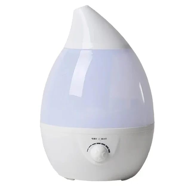 3L Humidifier Essential Oil Diffuser, Ultra Quiet Nozzle, Color Changing, Auto Shut-Off and Light, Last Up to 24 Hours (White 2.6L)