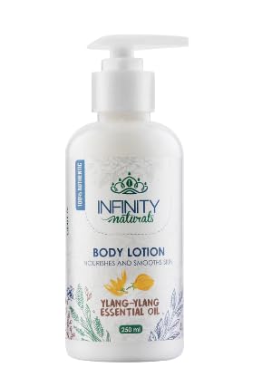 Infinity Naturals Body Lotion – Ylang-Ylang Essential Oil for Soft, Radiant Skin – 250ml