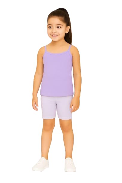 Girl's Basic Camisole Tank Top, Spaghetti Straps