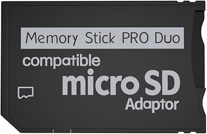 PSP Memory Stick Adapter: Micro SD to PSP Memory Stick PRO Duo MagicGate Card for Playstation Portable, Camera,