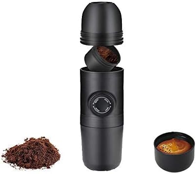 Cuddlez Portable Espresso Maker,Mini Travel Coffee Machine,Manual Coffee Maker,Manual Coffee Maker for Hiking Camping Fishing and Picnics