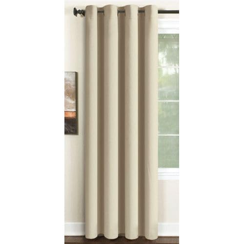 Artex Blackout Curtains with Grommets for Living Room/Bedroom, 1 Panel 140W x 240H (Beige)