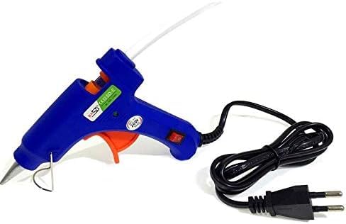 20W Mini Glue Gun with 10pcs 7.5mm x 250mm, Industrial Glue Stick SS Glue Gun 20W Mini Glue Gun with 10pcs 7.5mm x 250mm, SS Industrial Glue Stick
