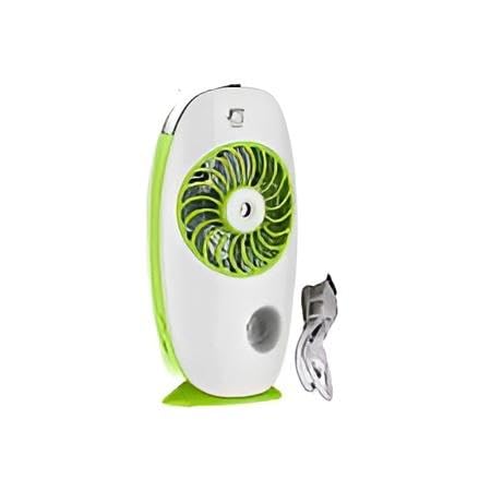 Mini Air Cooler - Portable USB Desk Fan with Humidifier Function, Rechargeable via Power Bank or Electric Plug, Compact Stand Design for Office Home Use, Random Color Selection Included