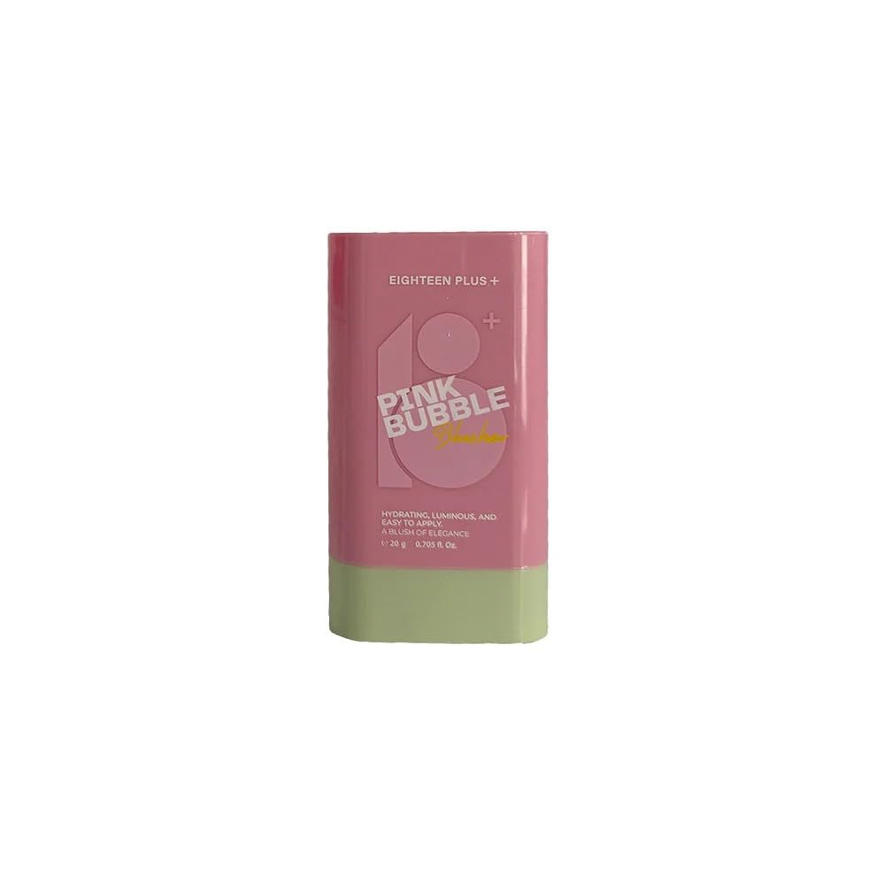 Pink Bubble Blusher Stick, Hydrating and Luminous, Buildable Colour, Lightweight, 20g