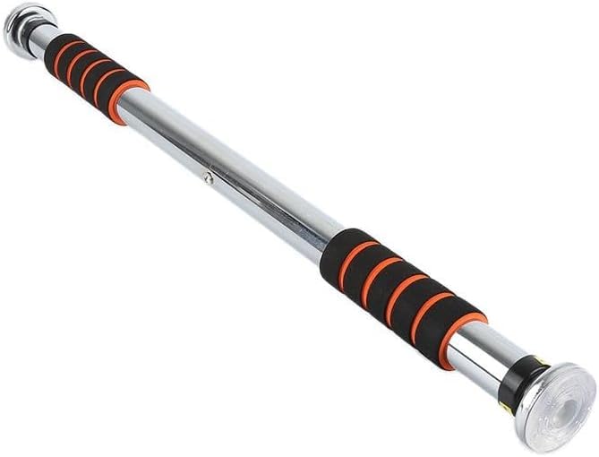 Door Iron Bar for Body Exercises, Adjustable Door Pull Up Bar, Wide Grip, Foam Chin-Up, Heavy Duty Metal, Home Fitness Door Exercise Bar 100kg