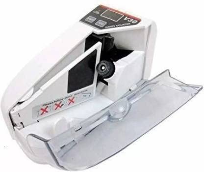 V30 LED Display Mini Portable Use Battery/Plug Handy Money Counter Note Counting Machine