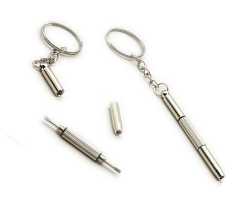 Favson 3 in 1 Mini Stainless Steel Premium-Quality Micro Precision Screwdriver Set for Eyeglasses, Sunglasses, Watches, Jewelry, Electronics Repair