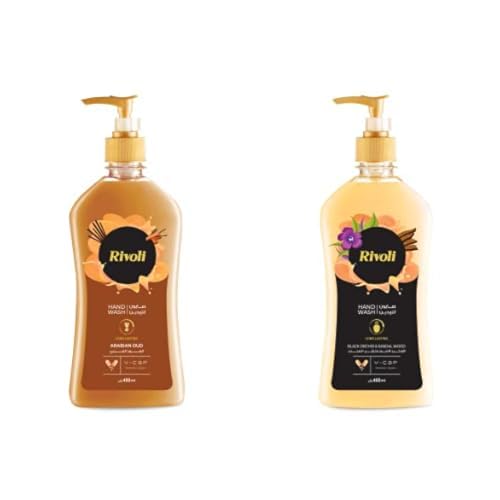 Rivoli Hand Wash Aud 450 ml and Rivoli Hand Wash Black 450 ml