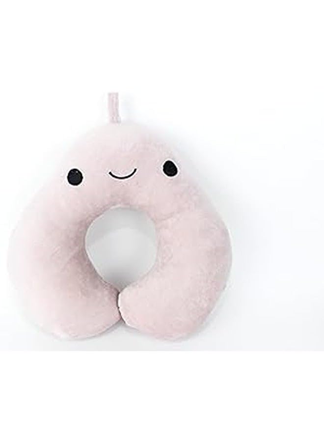 Pears Neck Support Soft Fiber Travel Neck Pillow U-Shape For Car, Travel, Office,Airplane and Gifts - Light Purple