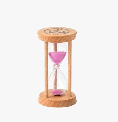 Premium 5 minute hourglass: elegant design for accurate and quiet time measurement"