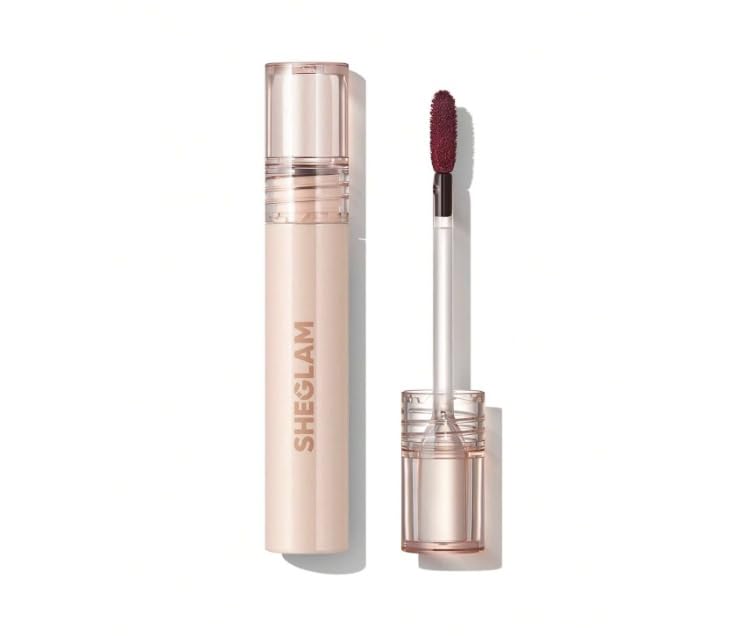 Sheg Lam, Liquid Lip Gloss, Burgundy Color, Velvet Creamy Formula
