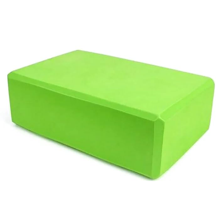 Yoga Block - Yoga Block - Suitable for Pilates and Yoga - Green
