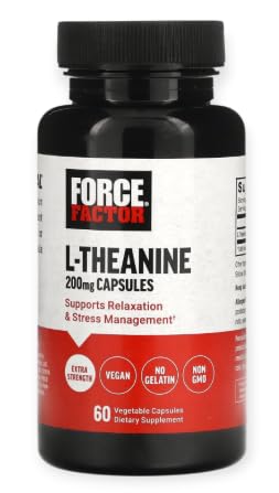 Premium L-Theanine 200mg - 60 Capsules - with Practical Pill Box - Cognitive Focus & Calm Rhythm Matrix - Mental Clarity Shield - Non-GMO - High Bio-Integrity Formula