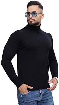 Hi Cool Winter Men's High Neck Pullover Premium Material One Size Up To 95K - Multi Color
