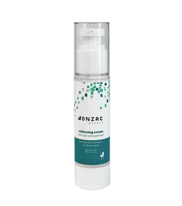 Jonzac JG Whitening Cream – 50ml Brightening Face Cream – Dark Spot Corrector, Skin Tone Evening, Lightweight Non-Greasy Moisturizer – Daily Whitening