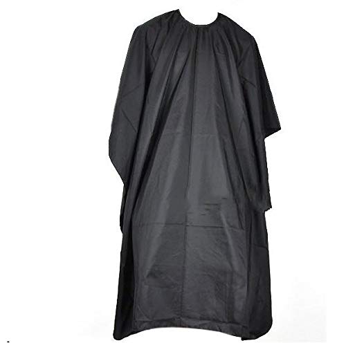 Hairdressing capes Hair cut wraps Hair cutting cloth accessory-Black,f2c
