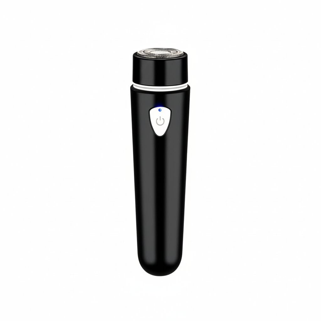 Hair Smoothing Razor, Shaver, Shaver for Men and Women to Smooth All Body Areas - Beard & Body Hair Smoothing Shaver (Black)
