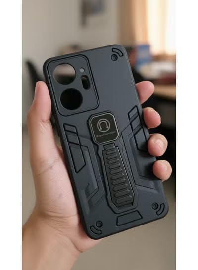back cover with a built-in kickstand and magnetic adhesive. Compatible With phone Oppo Realme C55,An Excellent Choice For Those Who Appreciate Luxury. Multicolor -73