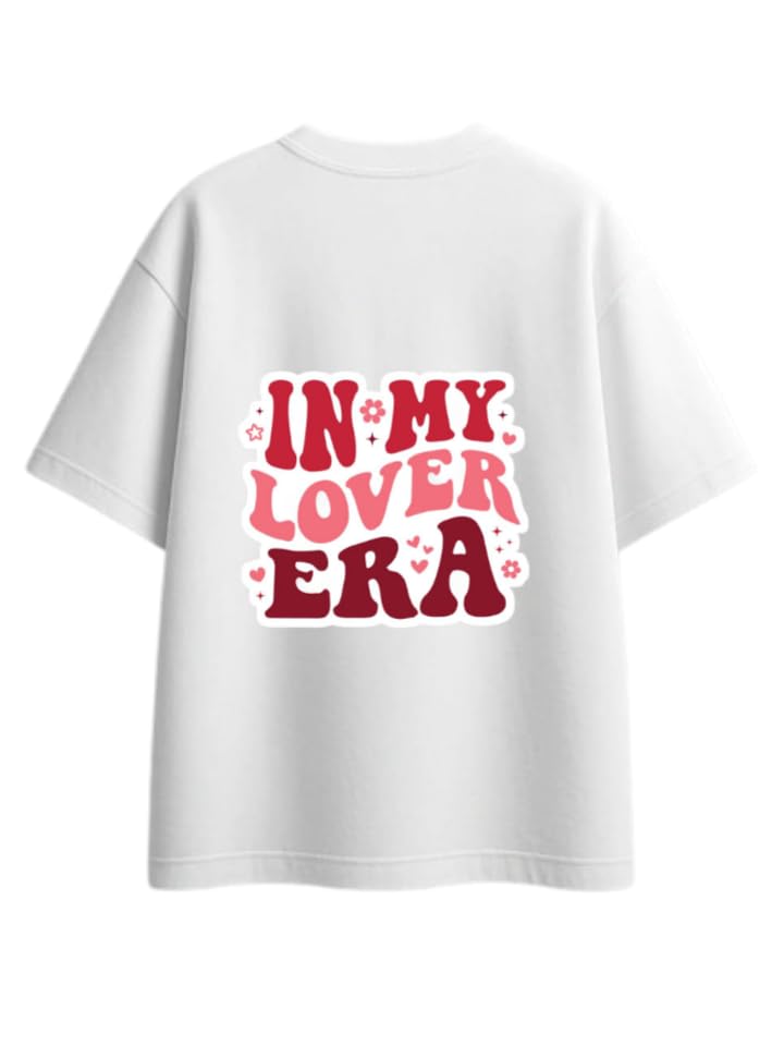IN MY LOVER ERA VaIentine CoupIe T-shirt White 6