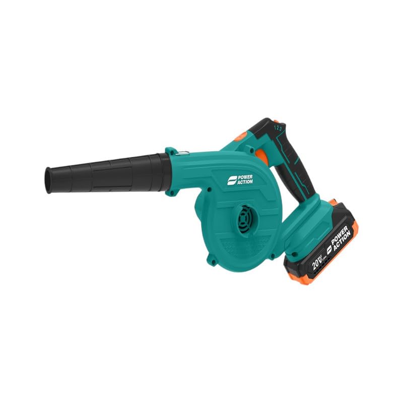 Power Action Cordless Blower 55m/s Green and Black CB20