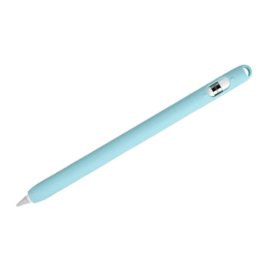 (1-B) Pencil 1 Silicone Cover, Solid Color Stylus Pen Case For Apple Pencil 1 - Turquoise