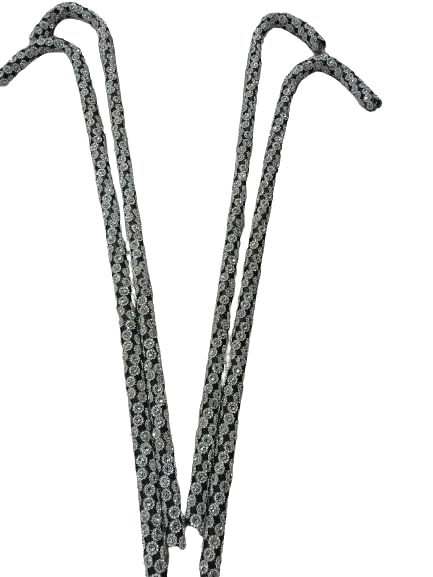 Belly Dance Stick Astras Big Rose (Silver)