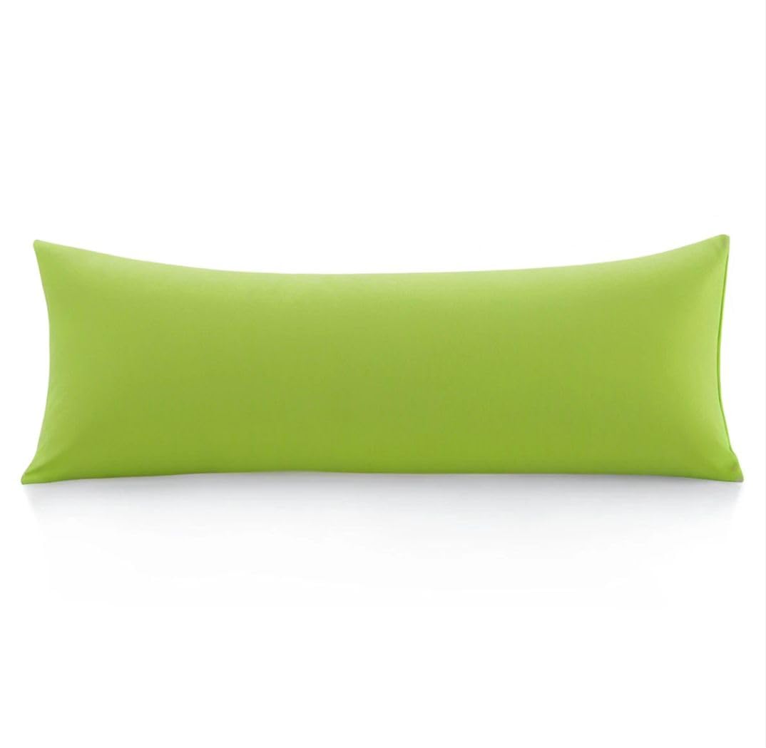 Khoyot Cotton Long Pillow Case 100cm - Apple Green