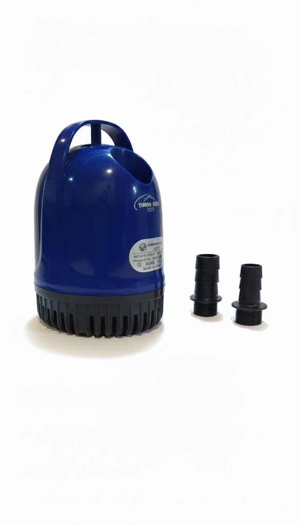 Meridian 300W Submersible Water Pump, Multifunctional Water Pump for Fountains, Aquariums, Gardens, Powerful and Quiet Water Flow with Interchangeable Nozzles.