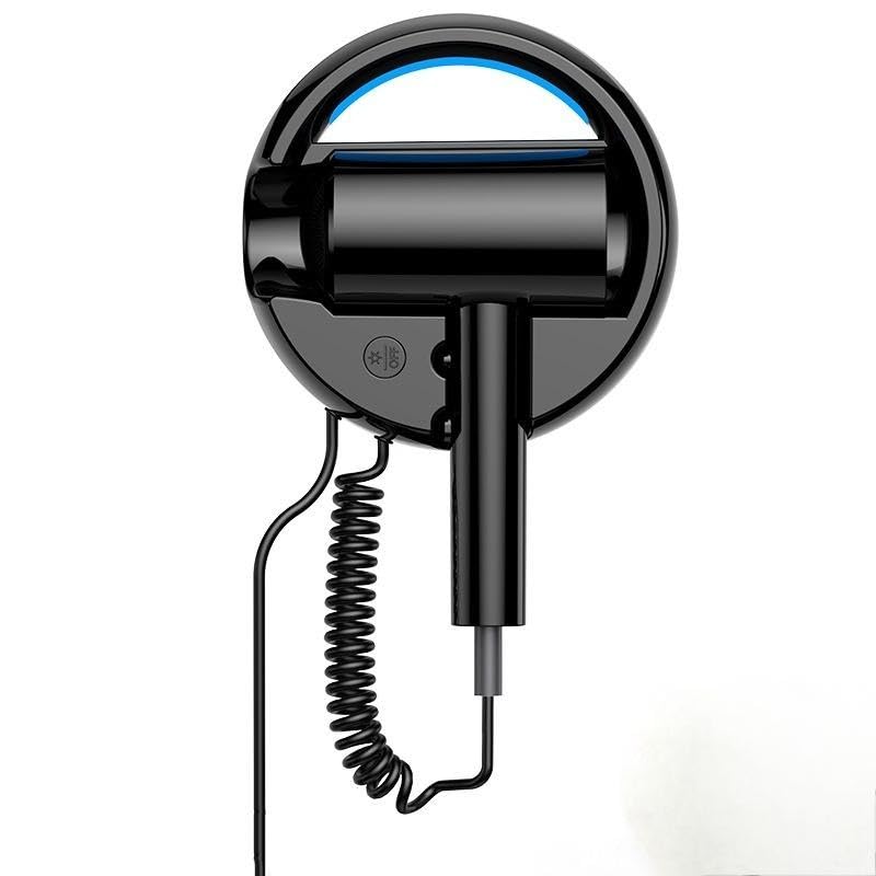 Hair Dryer 3000W, Wall Mounted Blow Dryer for Hotel Bathroom, Ion Technology, Fast Drying, Night Light, Secure Restroom Installation, HG-700