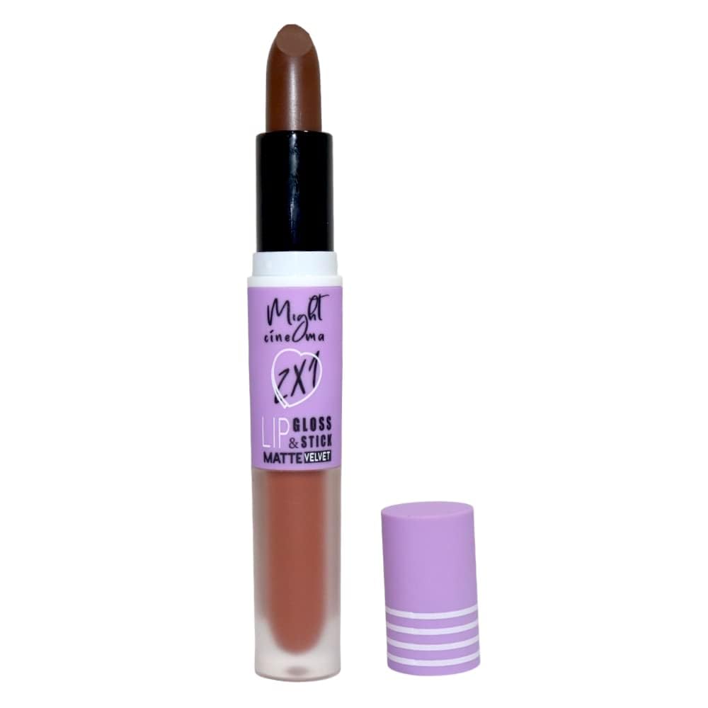 Might Cinema 2x1 Lip Gloss&Lipstick Matte Velvet-Shade Number 203