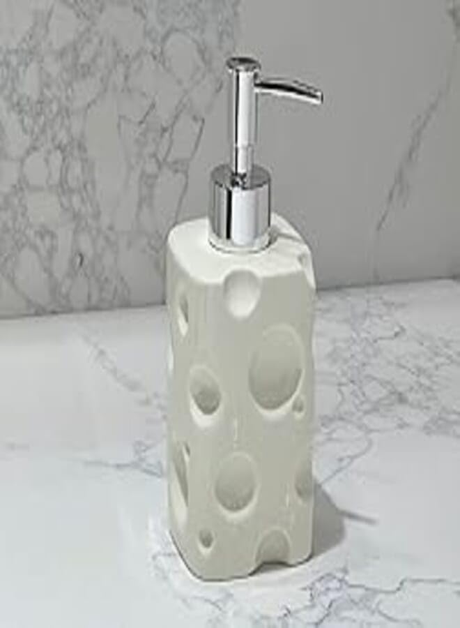 600ml Luxury Light Ceramic Hand Sanitizer Bottle Bathroom Toilet Shampoo Shower Gel Bath Shower Gel Squeeze Bottle Hotel Dispenser