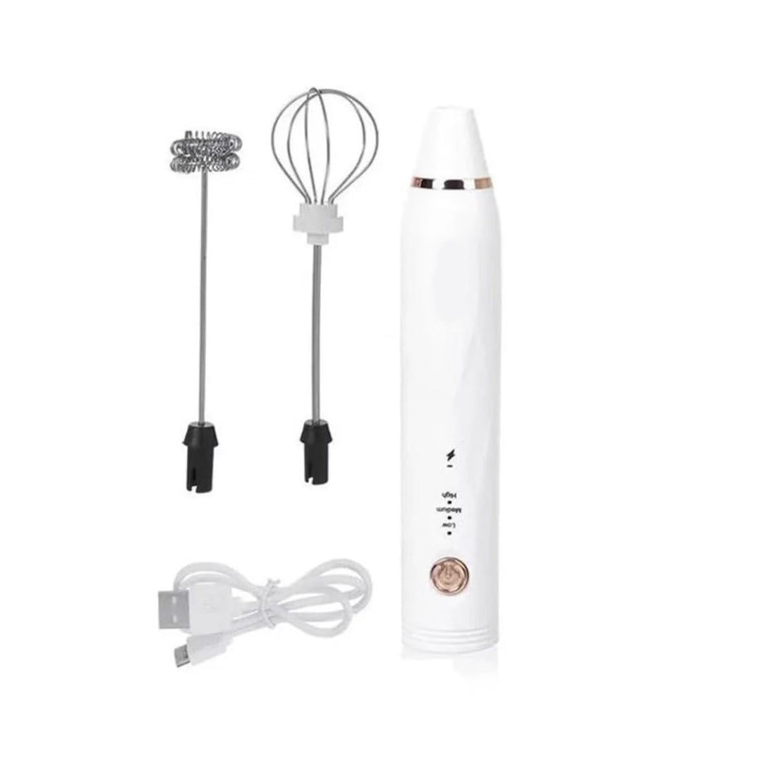 Roxy Store High Quality Hand Mixer, 2 in 1, Rechargeable | LB-52002 (WHITE)
