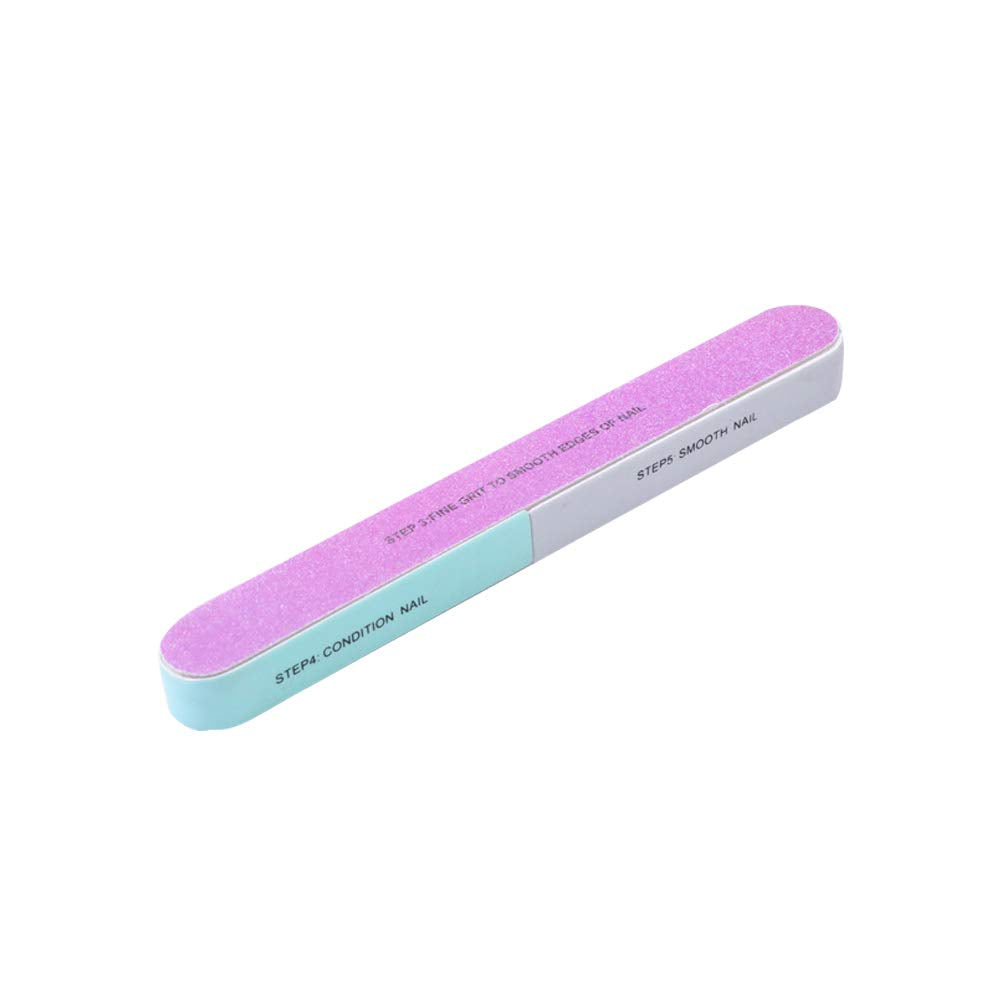Nail Files Buffer Emery Board Nail Care Double Sided Grit Nail Buffering Files Girl Woman Professional Manicure Nail Care Pedicure Sanding Polishing Tool For Pedicure Beauty Accessories
