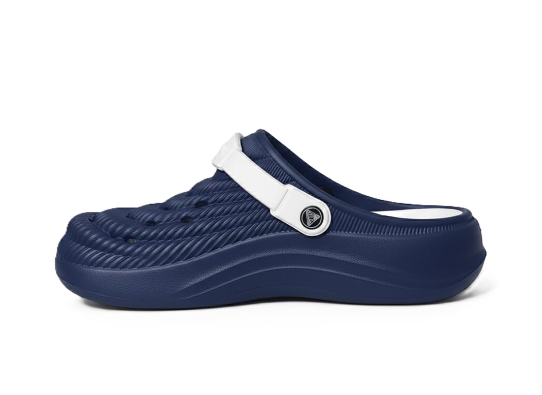 PROJECT Z Men's Crocs 'Primo' Flip Flops (Project Z) | Ultra Soft Medical Grade EVA | Modern Vented Crocs & Movable Back Strap for Ultimate Comfort | Available in Sizes 41-45