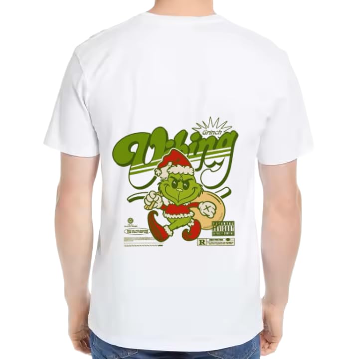 Grinch T-shirt back White