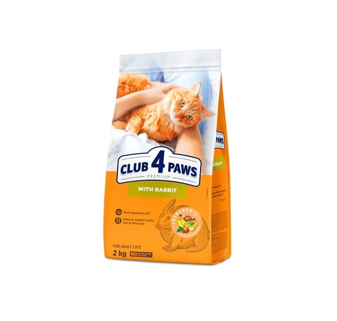 Club 4 Paws Premium Cat Food with Rabbit, dry Food,Dogzone, 2k