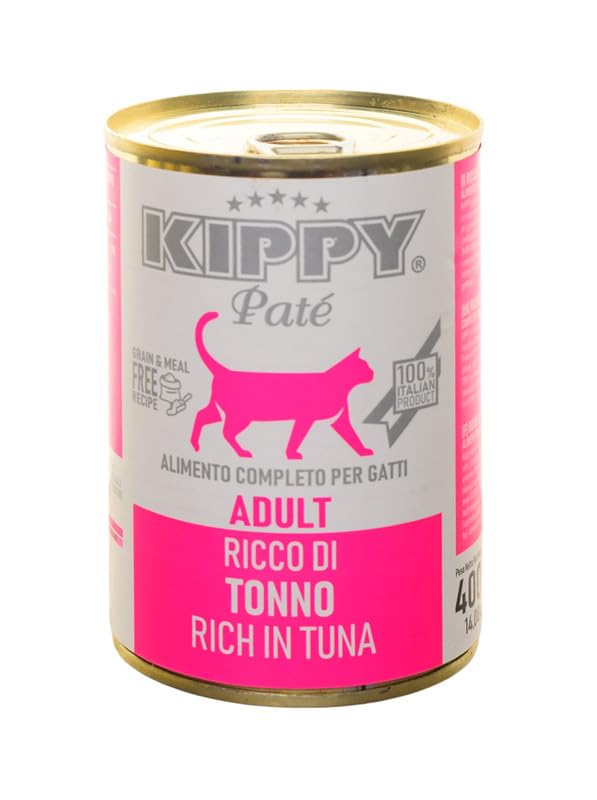 Kippy Pate with Tuna for Cats, 400 G - Pink