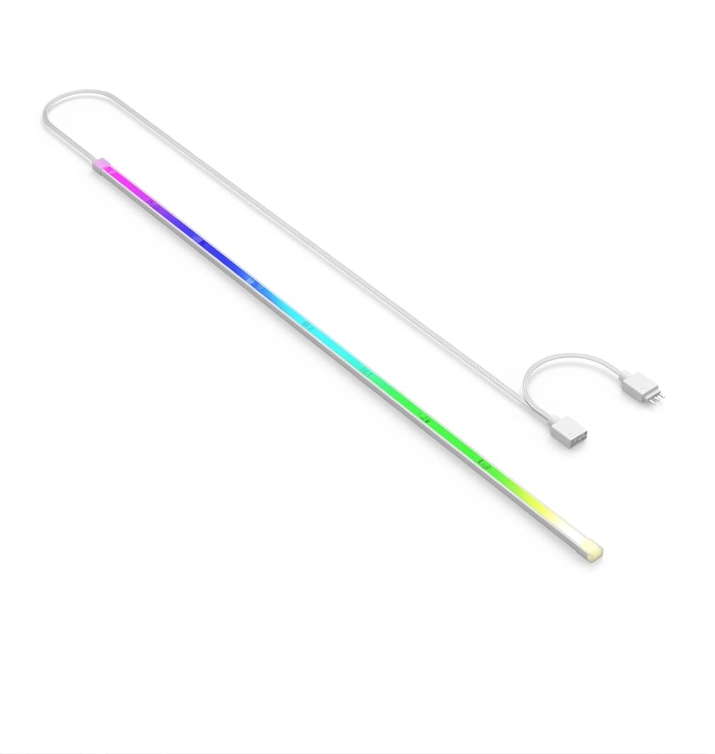 40cm ARGB Bottom Light Strip for PC Case, 5V 3Pin Sync, Strong 3M Adhesive