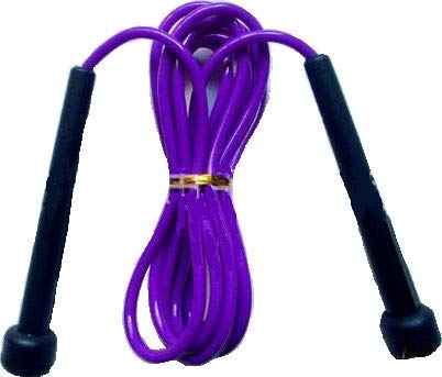 Purple Skipping Speed Rope Weighted Fitness Boxing PVC Plastic Jump Jumping Gym