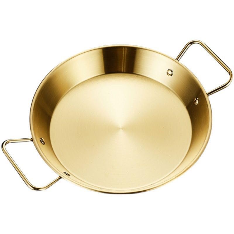 Next Store 1 Piece Stainless Steel Frying Pan with Two Handles, Durable Design for Everyday Cooking and Perfect Heat Distribution, Rustproof Material Suitable for Modern Kitchens (Size 26)
