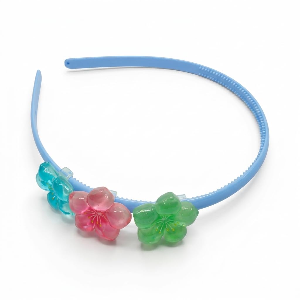 Catch Up Kids Hair Headband for Girls – Floral Design, Cute Comfortable Hair Band for Children – Soft Lightweight Non-Slip, Stylish Daily Hair Accessory for School & Playtime
