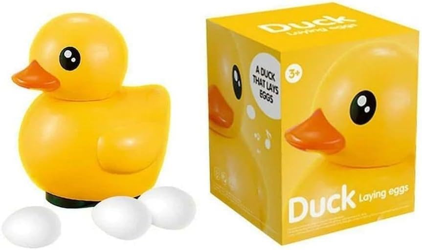 Duck Egg Toy - Loved Interactive Plaything, Yellow, Durable Plastic, Perfect for Early Childhood Development