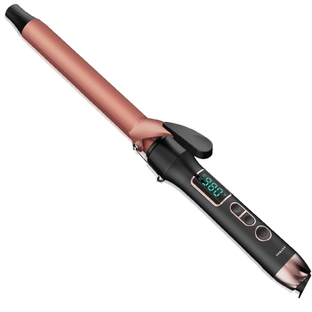 Sokany SK-673 Curling Iron 5 Heat Levels 980°F Digital Display