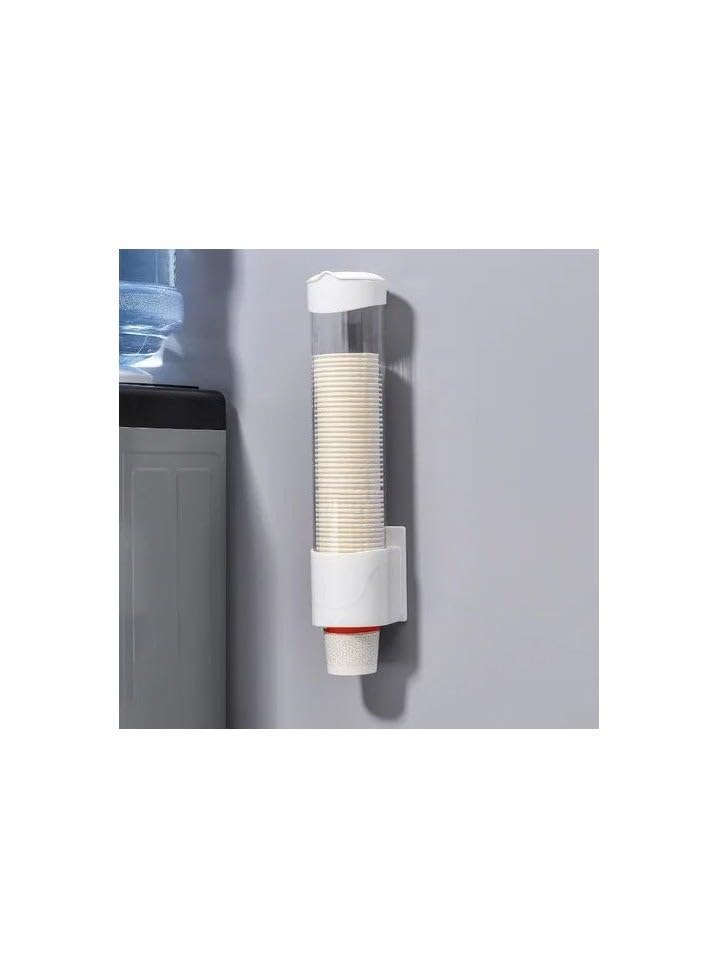 Single Cup Holder for Water Dispenser Mounting - Practical Jumbo Cup Organizer for Offices, Homes, and Shops - Prevents Cross-Infection