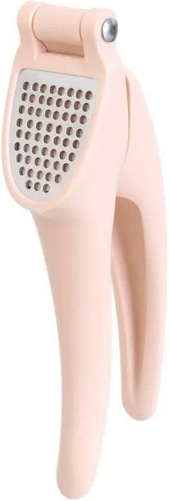 Garlic Press Stainless Steel Crusher Mincer Manual Garlic Squeezer Heavy Duty Kitchen Tool Ergonomic Handle Easy Clean Rust Resistant Food Presser