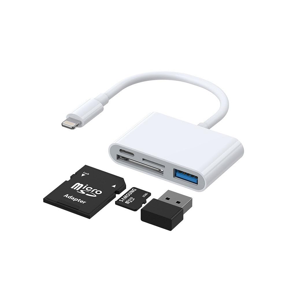 Joyroom S-H142 Lightning to USB OTG card reader 12cm-white
