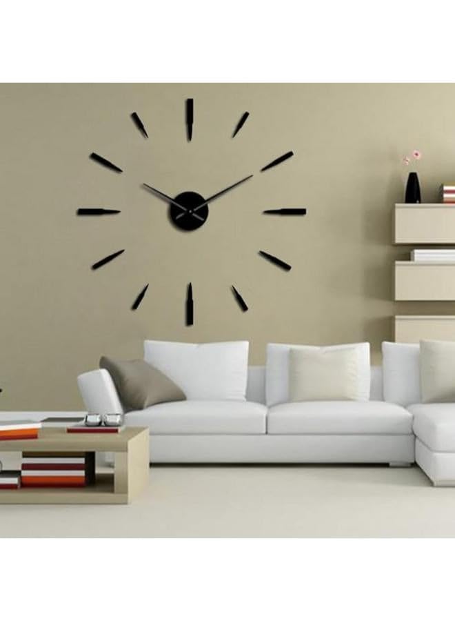 Home Gallery 3D Wall Clock Without Numbers